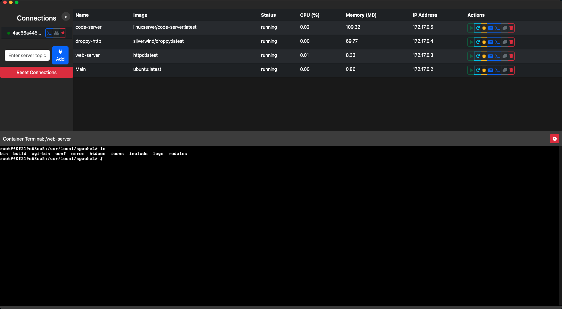 Container List